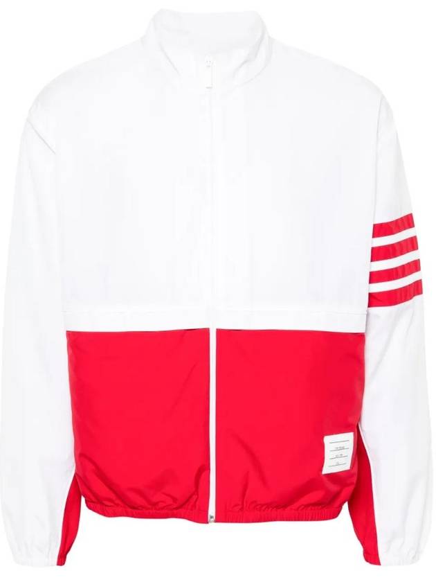 톰브라운 4바 립스탑 윈드브레이커 MJT512A08031