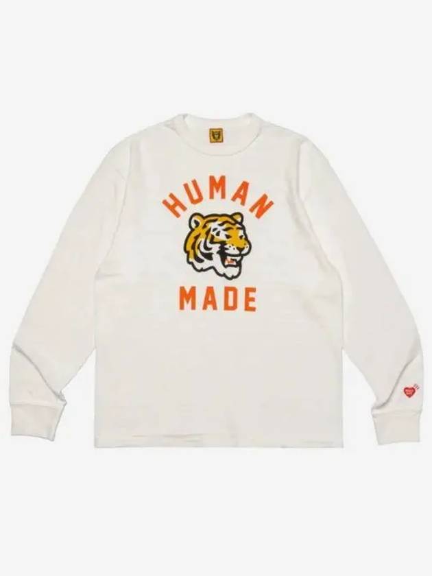 휴먼 메이드 그래픽 롱슬리브 티셔츠 화이트 Human Made Graphic L S T Shirt White