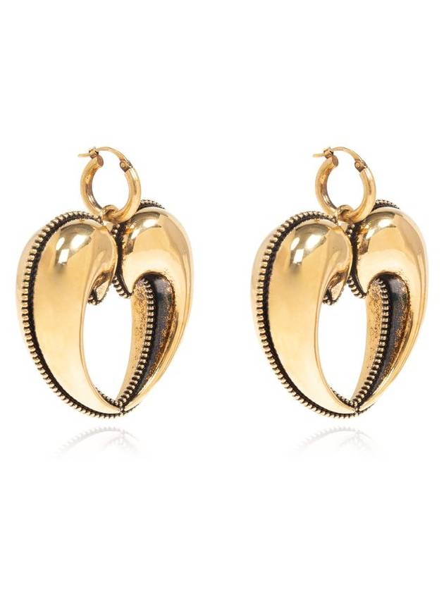 에트로 하트 장식 드롭 이어링