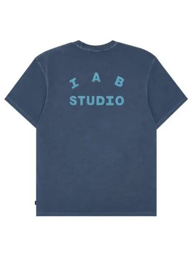 아이앱 스튜디오 피그먼트 티셔츠 블루 IAB Studio Pigment T Shirt Blue
