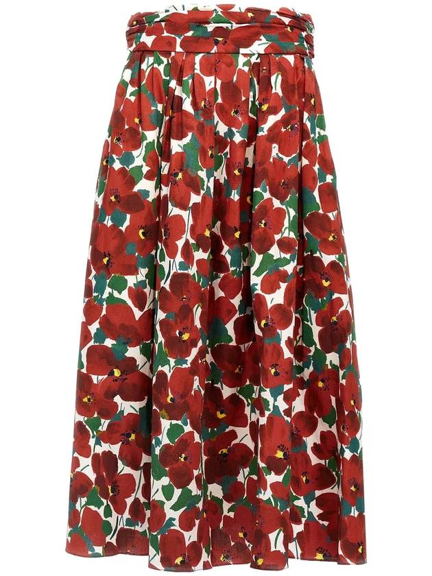 캐롤리나 헤레라 엘레강트 웨이스트 스커트 R2511N304MEC_016