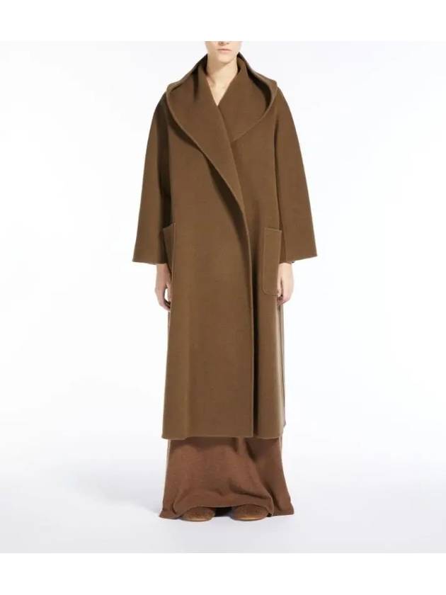 23FW 막스마라 JABOT 자보트 캐시미어 로브 코트 001 토바코