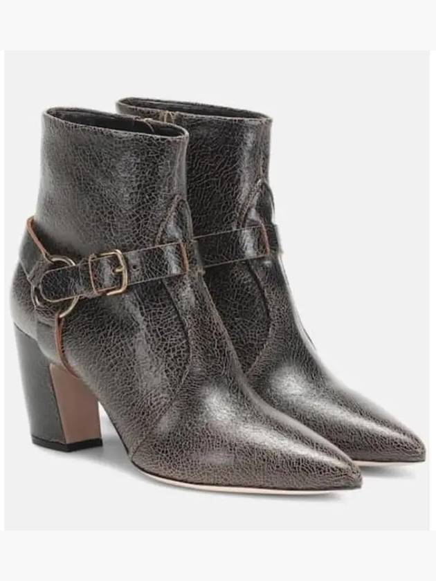 미우미우 레더 앵클 부츠