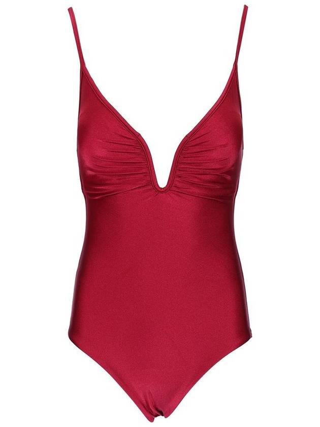 Zimmermann Wylie 플런지 와이어 원피스 수영복