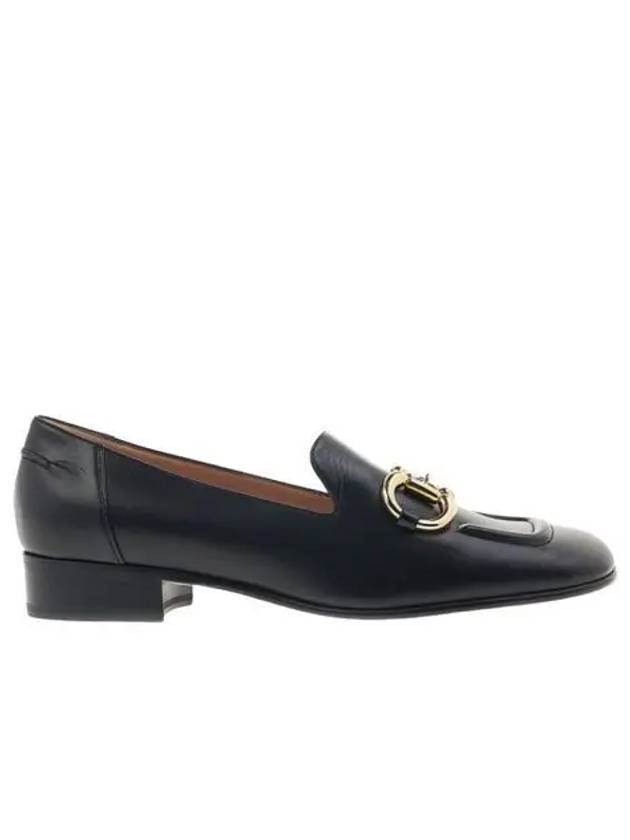 W 구찌 홀스빗 로퍼 블랙 레더 W Gucci Loafer with Horsebit Black Leather
