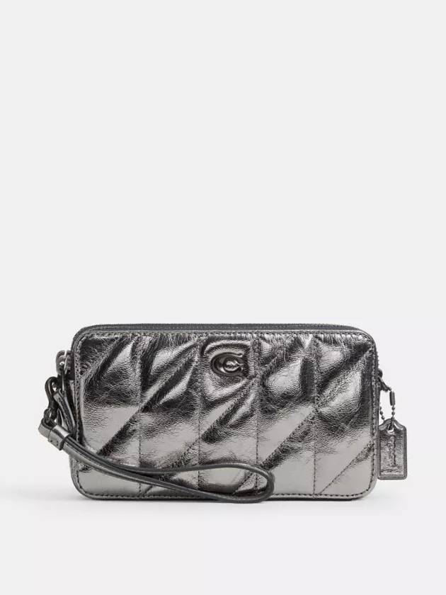 코치 키라 퀼팅 크로스백 Pewter Anthracite