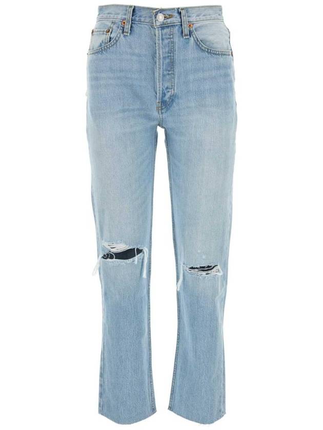 RE DONE 데님 청바지 1483WSTV27 SURFBLUEDESTROYED