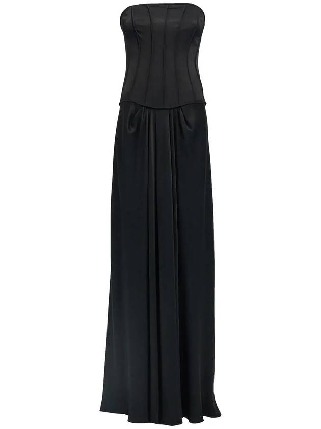 Alberta Ferretti 코르셋 스타일 플리츠 가운 V04245119_0555