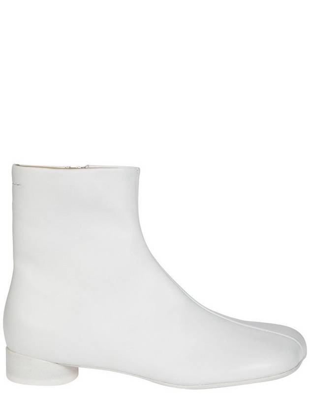 MM6 Maison Margiela 아나토믹 스퀘어 토 앵클 부츠