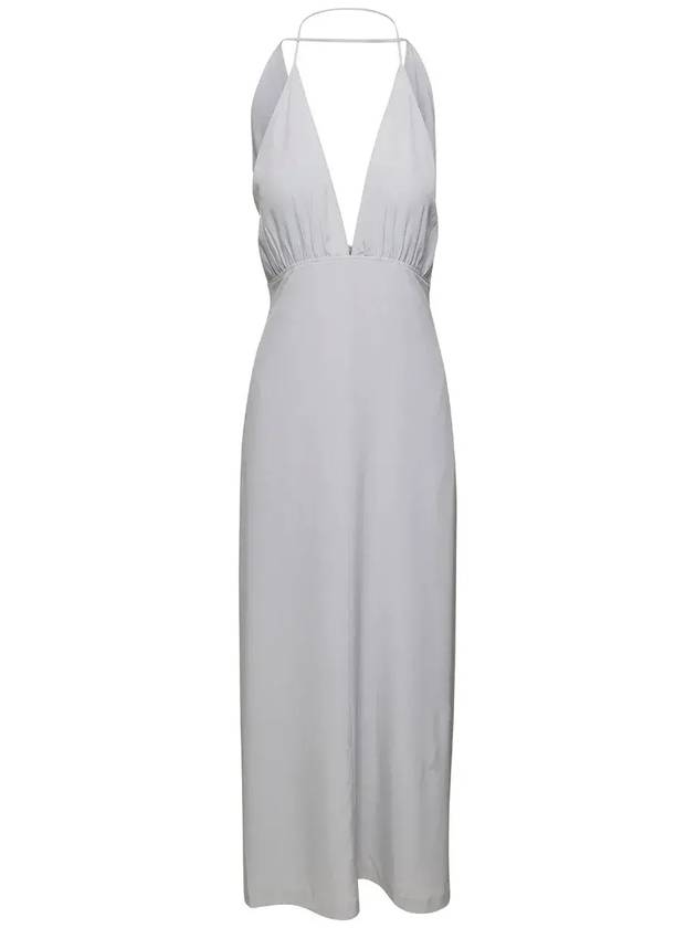 Toteme 홀터넥 플레어 미디 드레스 242WRD2197FB0115_132