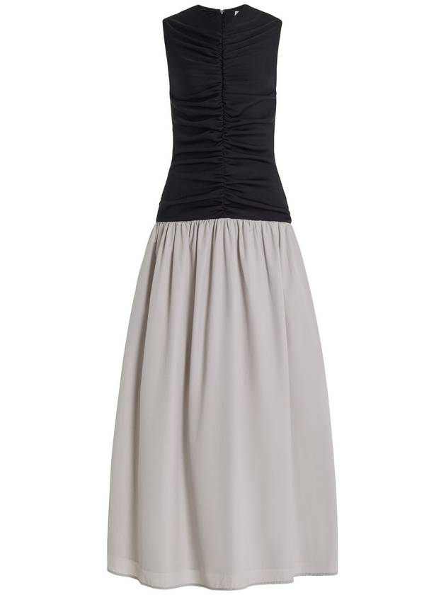 Isla 주름 장식 코튼 블렌드 맥시 드레스 Isla Ruched Cotton Blend Maxi Dress