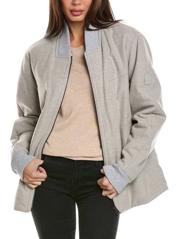 Dan w 캐시미어 트림 울 블렌드 재킷 Dan w Cashmere trim Wool blend Jacket