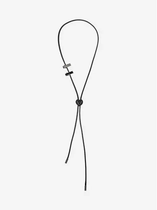 센티멍 넘버 483 하트 코드 락 네크리스 블랙 블랙 Sentiments No.483 Heart Code Lock Necklace Black Black