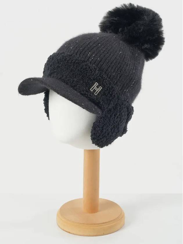 여성 골프 버디 모자 양털 귀달이 귀도리 이어머프 트루퍼햇