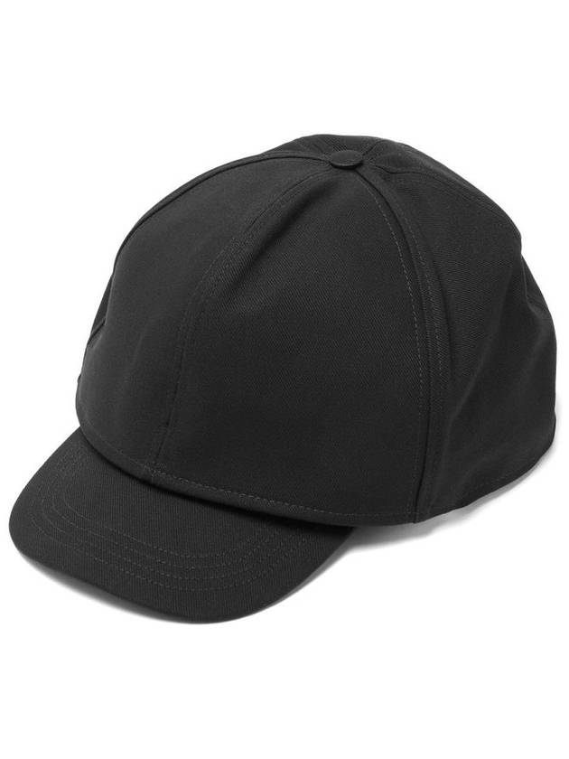 라프시몬스 오버사이즈 캡 햇 더블캡 블랙