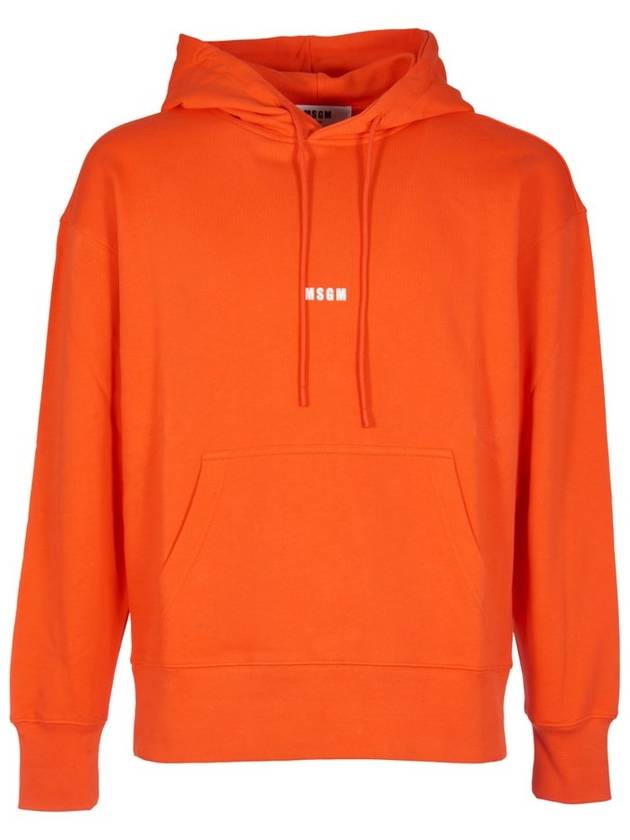 MSGM 로고 프린트 드로스트링 후디