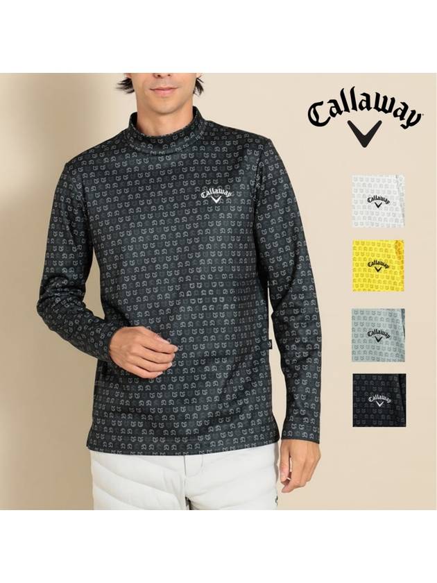 23FW 캘러웨이 겨울골프웨어 남성 반목 긴팔티셔츠 기모 이너웨어티