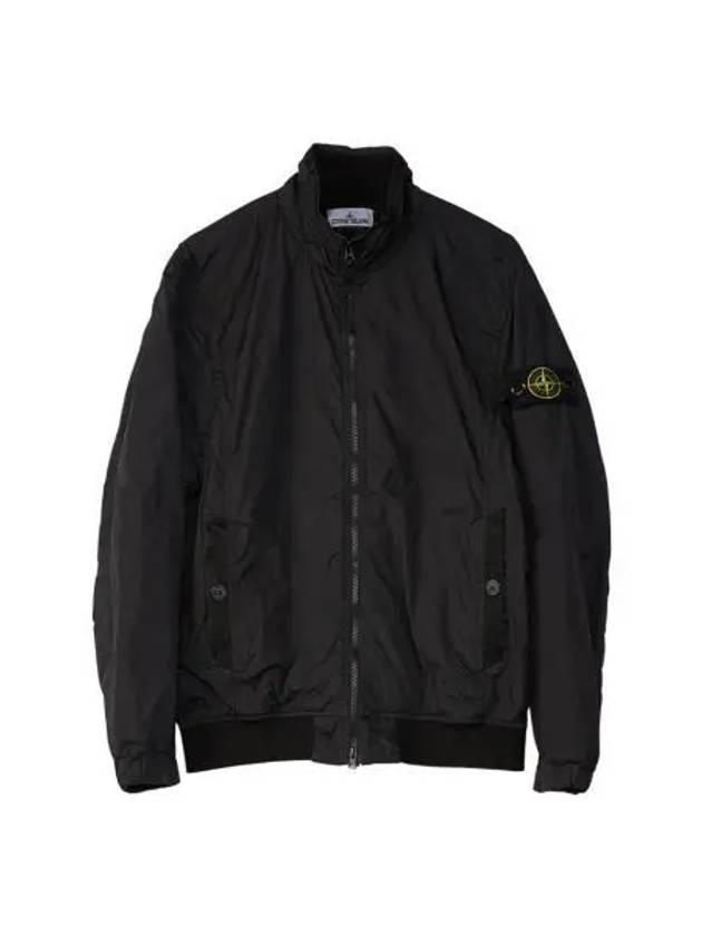 스톤 아일랜드 4100037 크링클랩스 R NY 윈드 레지스턴트 자켓 블랙 25SS Stone Island 4100037 Crinkle Reps R NY Wind Resistant Jacket Black 25SS