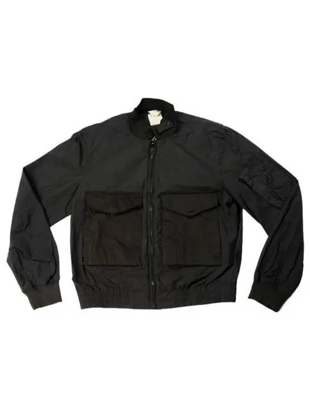 텐씨 가먼트 다이드 나일론 택텔 미드 레이어 자켓 블랙 Ten C Garment Dyed Nylon Tactel Mid Layer Jacket Black