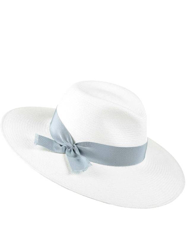 Helen Kaminski White Vitoria Wide Brim Hat