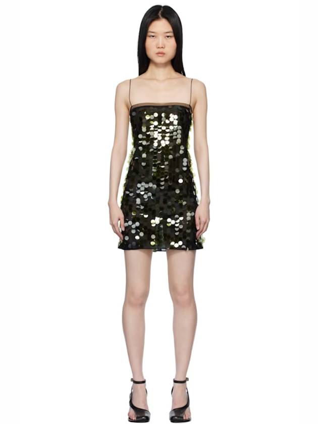 Green Fia Minidress 251427F052000
