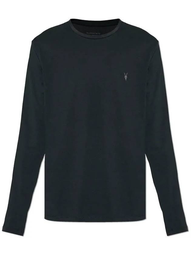 올세인츠 미니멀리스트 롱슬리브 티셔츠 BRACEM033JB_JETBLACK