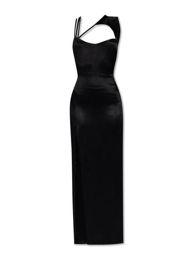 IRO 루이나 비대칭 오픈백 맥시드레스