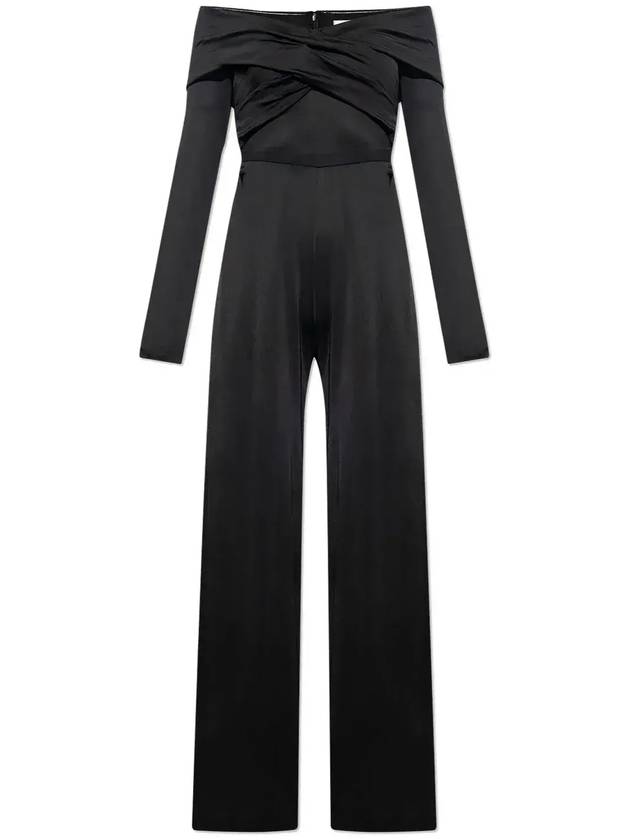 Diane von Furstenberg 루시앙 브이넥 점프수트 DVFPJ4R0070_BLACK