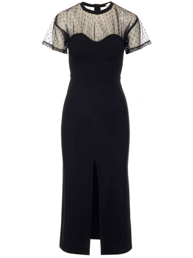 REDValentino 반소매 미디 드레스