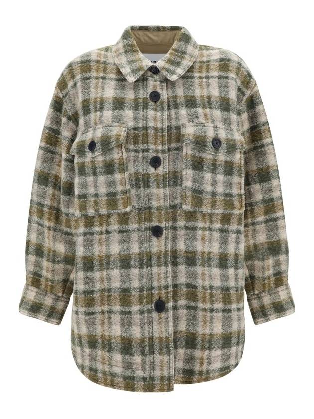 Isabel Marant Etoile Harveli 체크 셔츠 재킷