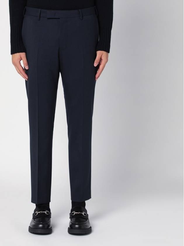 PT Torino Navy blue wool trousers
