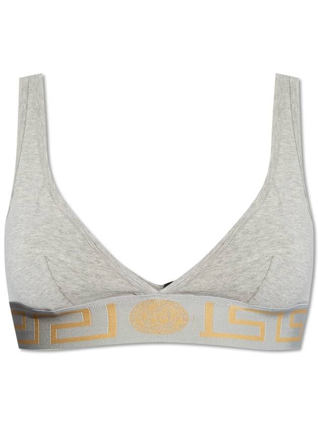 24SS 베르사체 여성 브래지어 Versace Bra With Logo  Women's  Grey