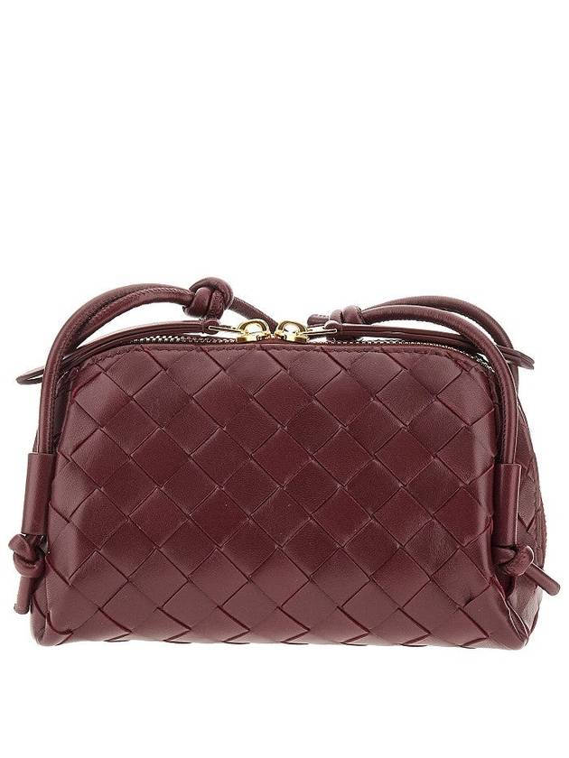 BOTTEGA VENETA Intrecciato leather pouch on strap