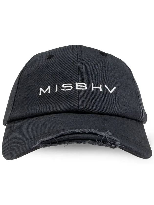 Misbhv 2010 런던 로고 자수 야구 모자 250A508_BLACK