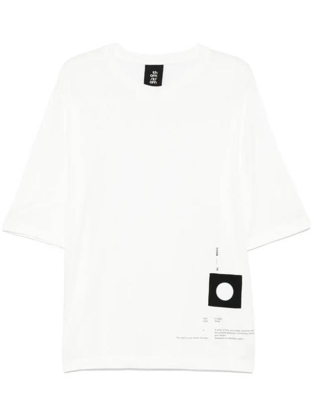 톰크롬 반팔 티셔츠 오프 화이트