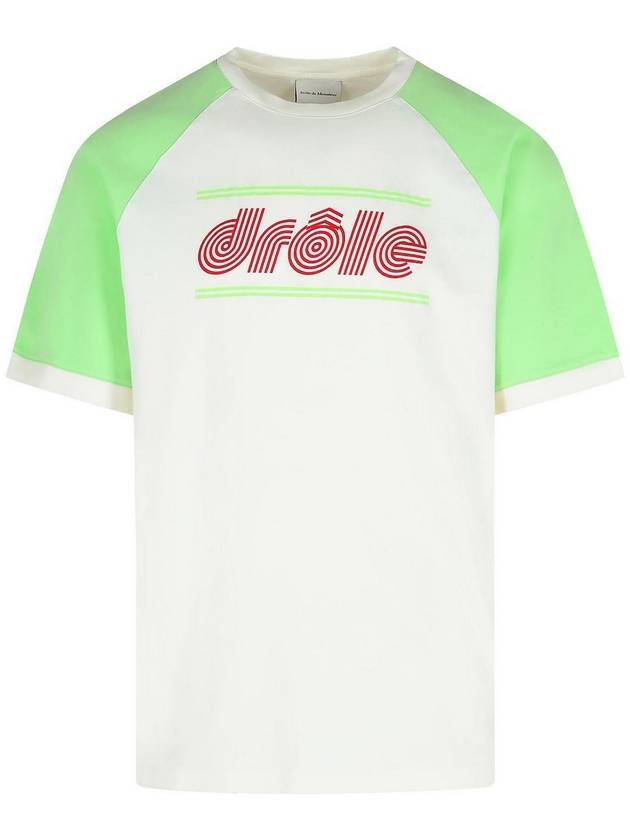 Drole de Monsieur Tennis White Cotton T-Shirt
