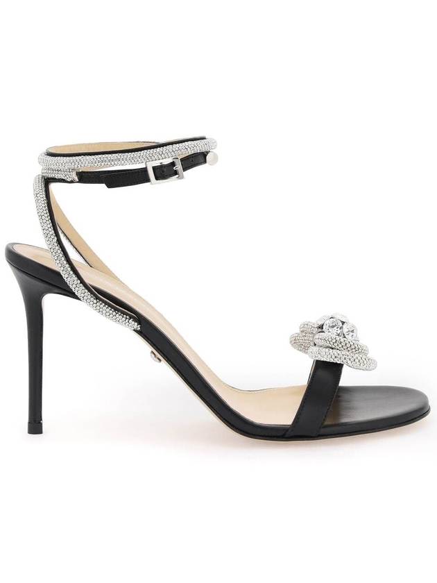 Leather Sandals With Crystals