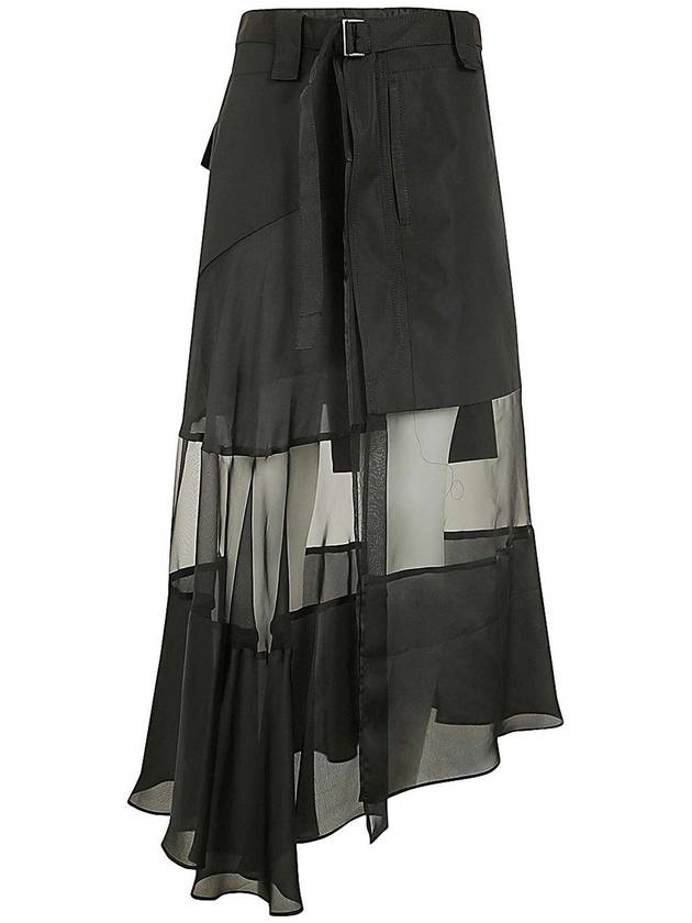 Sacai Fabric Combo Skirt