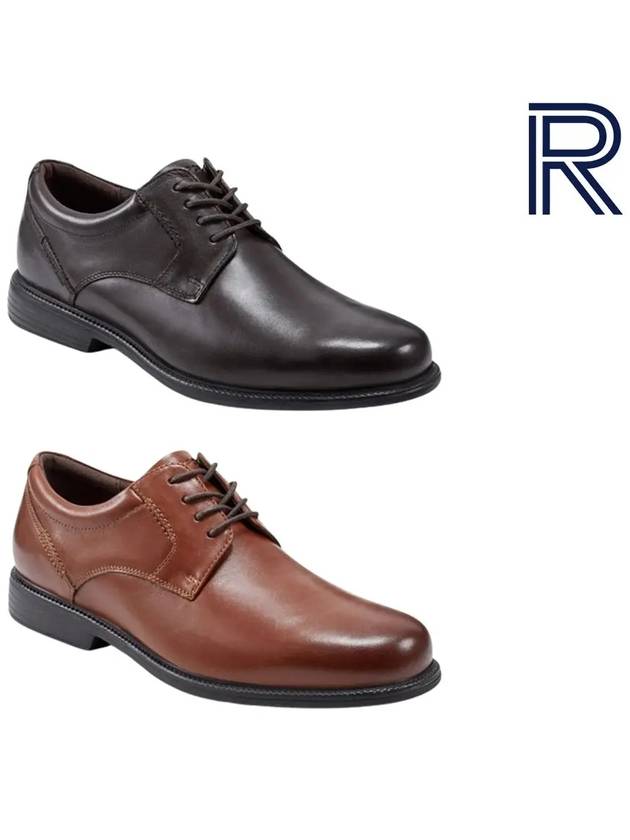 락포트 남성화 찰스 플레인 옥스포드 로퍼 브라운 다크브라운