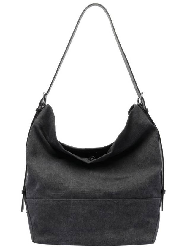 르메르 벨티드 코튼 타이 다이 토트 백 애쉬 블랙