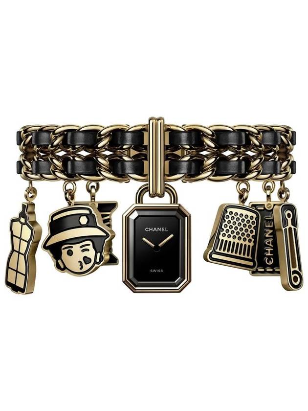 샤넬 PREMIERE 참 꾸뛰르 워치옐로우 골드 H9859