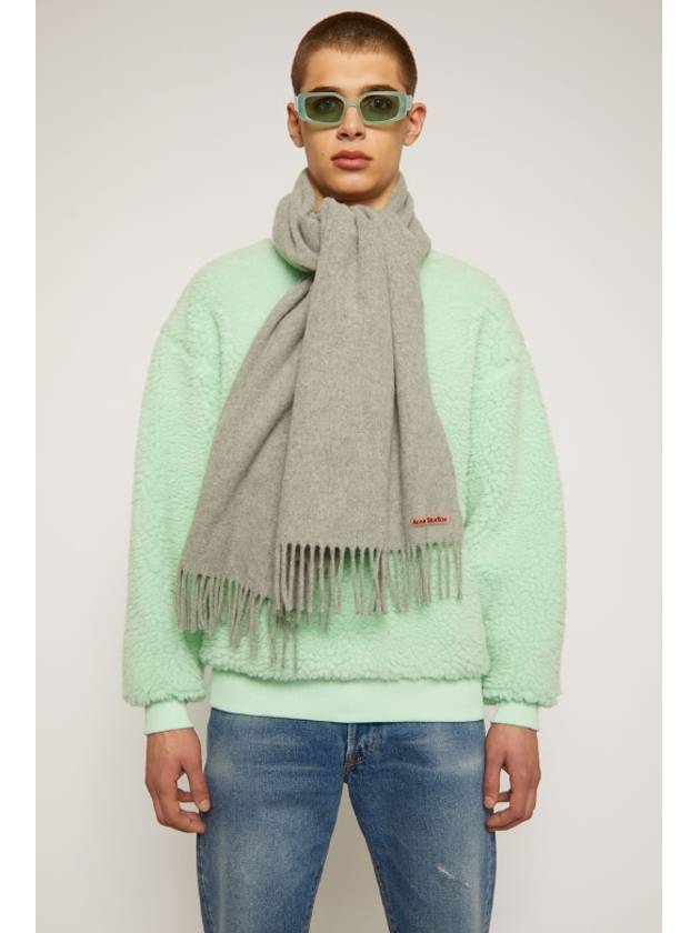 ACNE STUDIOS 아크네 스튜디오 네로우 프린지 라이트그레이멜란지