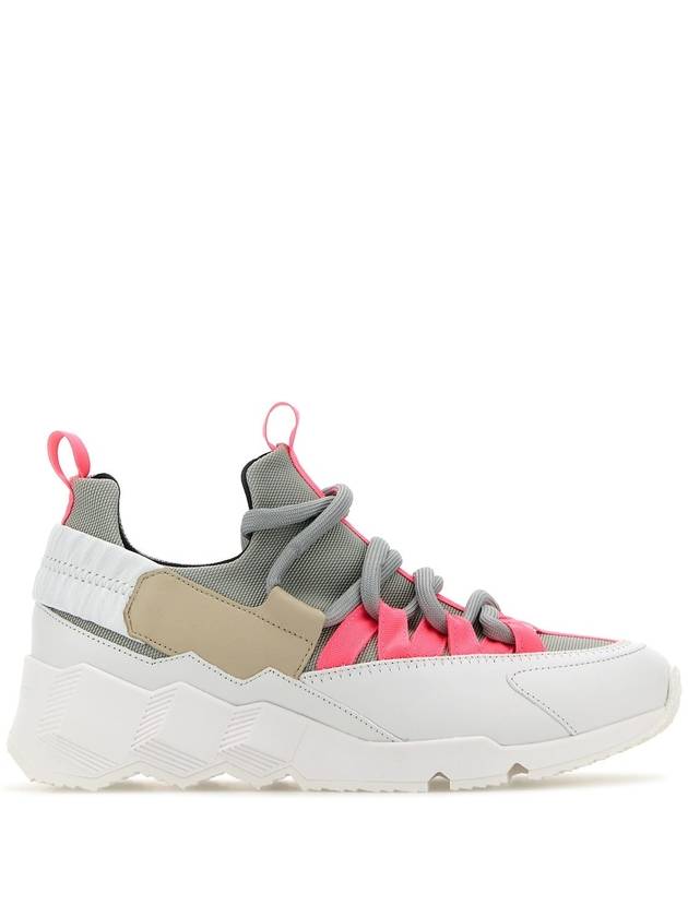 PIERRE HARDY - Multicolor canvas and leather Trek Comet sneakers