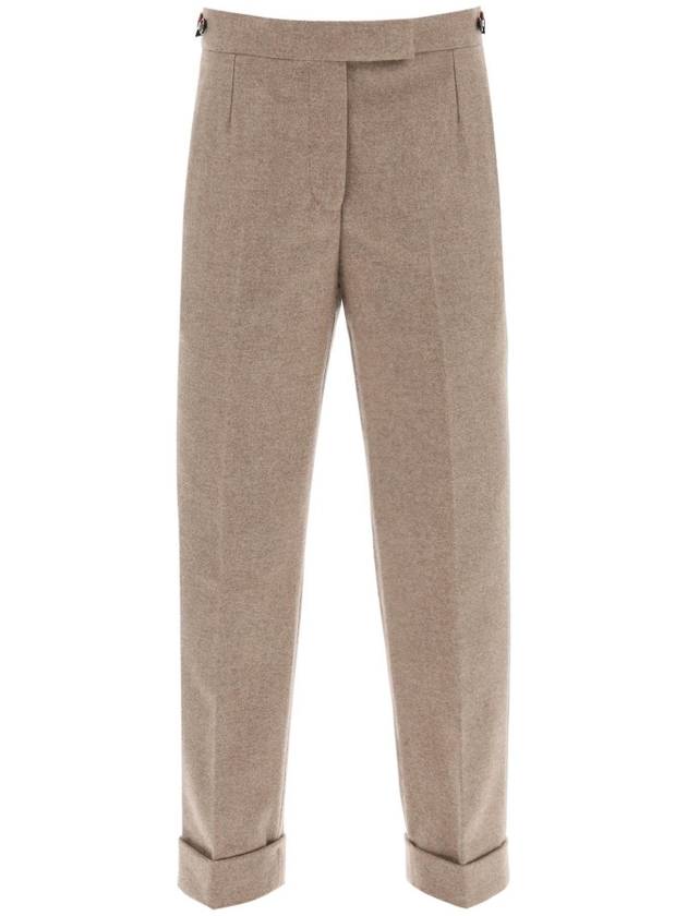 23 F W 톰 브라운 크롭 울 팬츠 톰 BROWNE FTC392AF0057 215 B0230517667