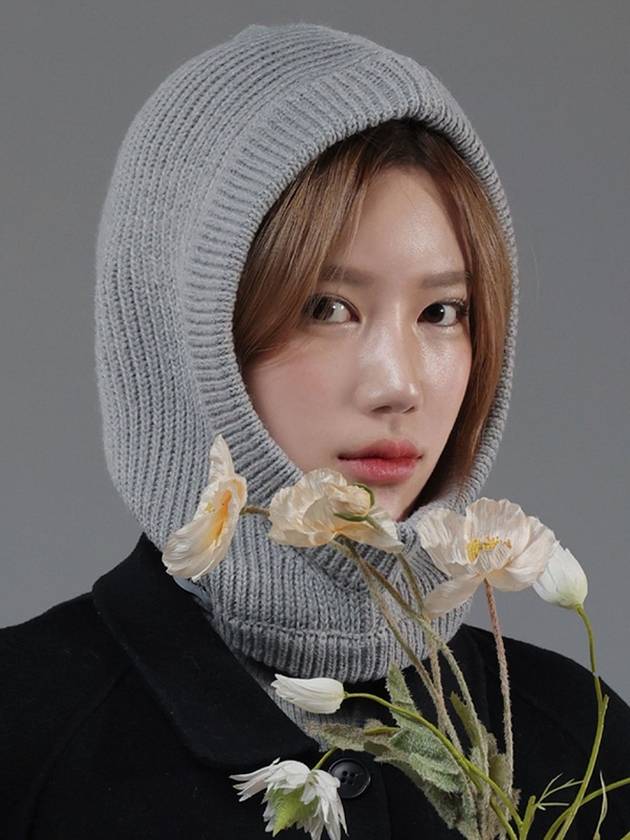 23FW 맥키 알파카 셀리 바라클라바 그레이 MCFW23BR 4GR