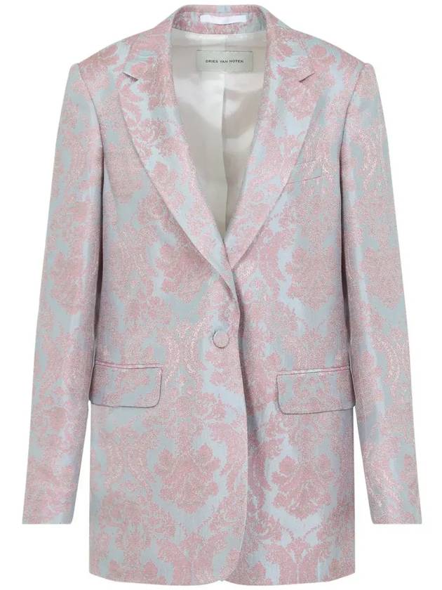 드리스 반 노튼 자카드 블레이저 2510104081541_514LIGHTBLUE