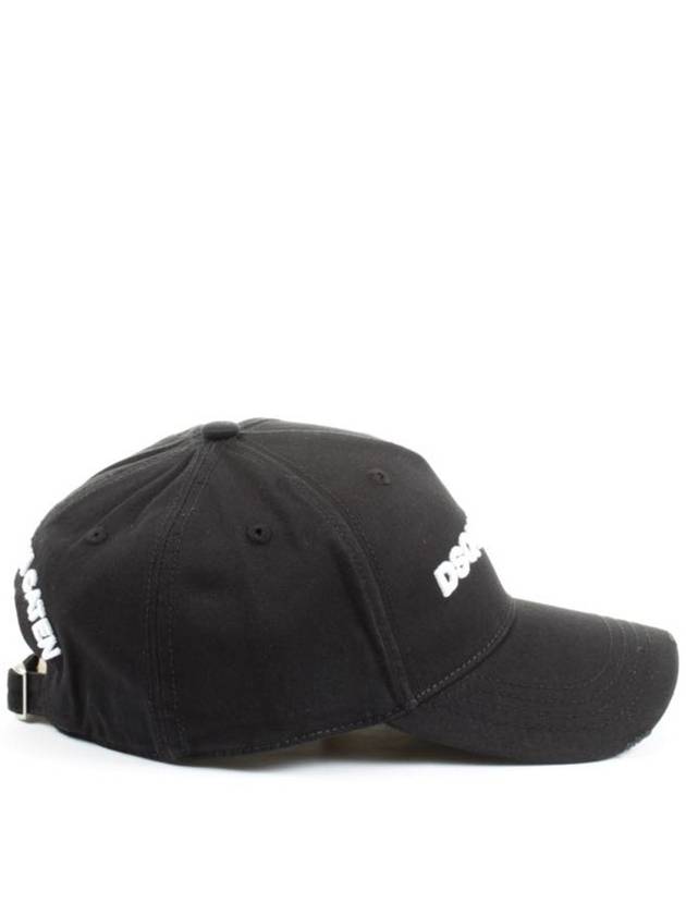 Dsquared2 Logo embroidery black baseball cap