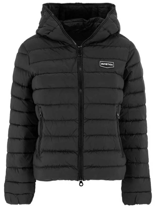 듀베티카 트리지아 후드 패딩 블랙