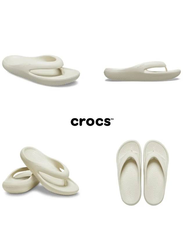 크록스 멜로우 리커버리 플립 쪼리 슬리퍼 본