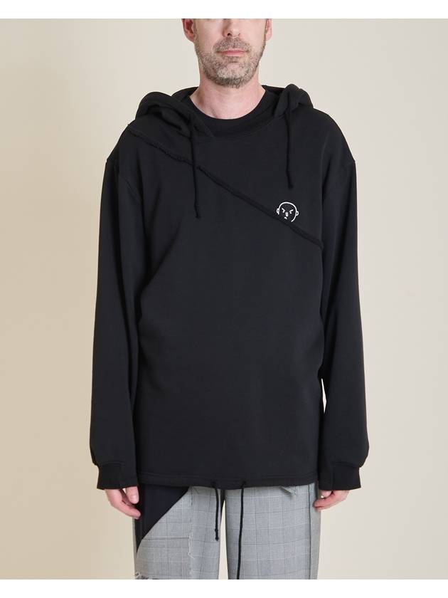 25FW 와이쏘씨리얼즈 남성 Is This Hoodie Sweatshirt black whyso25FW4